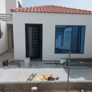 تصميم ملحق خارجي صغير حي العليا بالرياض 