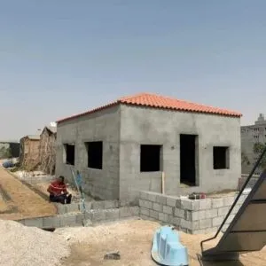 تصميم ملحق خارجي صغير حي العليا بالرياض 