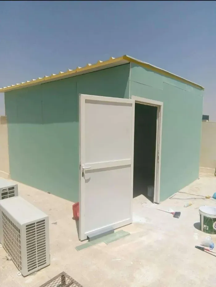 تصميم ملحق خارجي صغير حي العليا بالرياض 