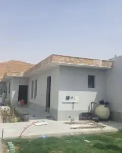 تصميم ملحق خارجي صغير حي العليا بالرياض 