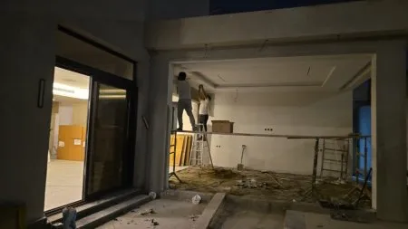 مقاولات عامة للبناء وترميم ودهانات وتركيب ورق جدران حي الروضة 