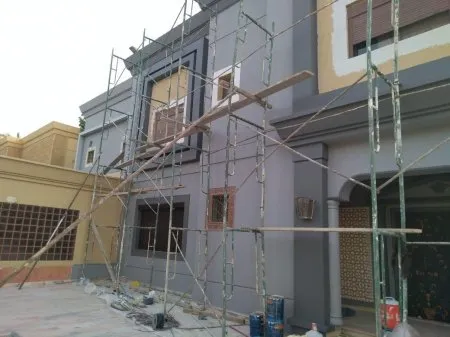 مقاولات عامة للبناء وترميم ودهانات وتركيب ورق جدران حي الروضة 