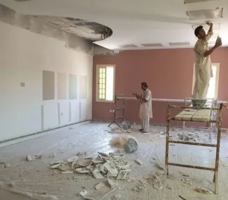 مقاول ترميم وتشطيب في الخرج بجودة احترافية
