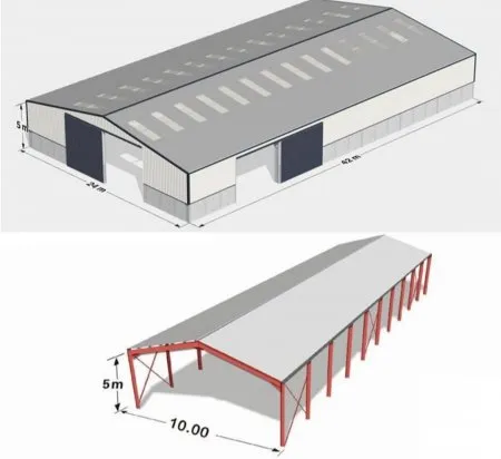 تصميم هناجر ومستودعات حي الملقا|تكلفة المتر وأفضل المواصفات 