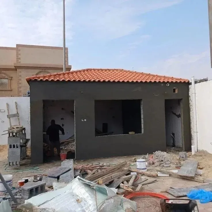 مقاول بناء ملاحق اسمنت بورد وجي آر سي حي المزاحمية والملقا 