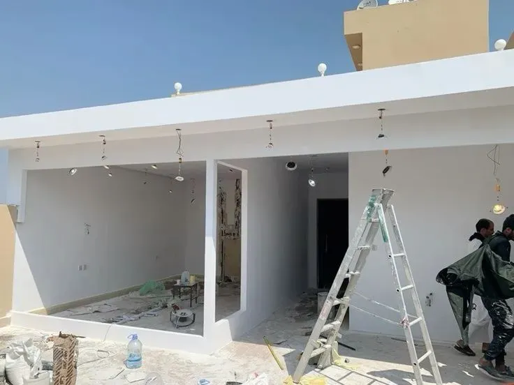 مقاول بناء ملاحق اسمنت بورد وجي آر سي حي المزاحمية والملقا 