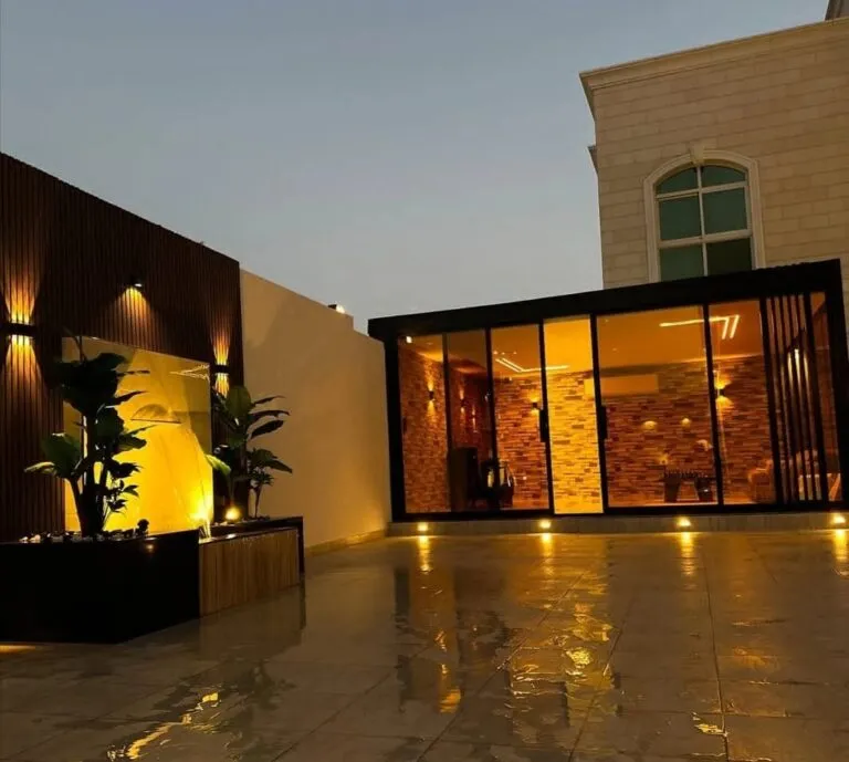 تصميم ملاحق ومجالس خارجية بالرياض: ومواصفات ملاحق مودرن