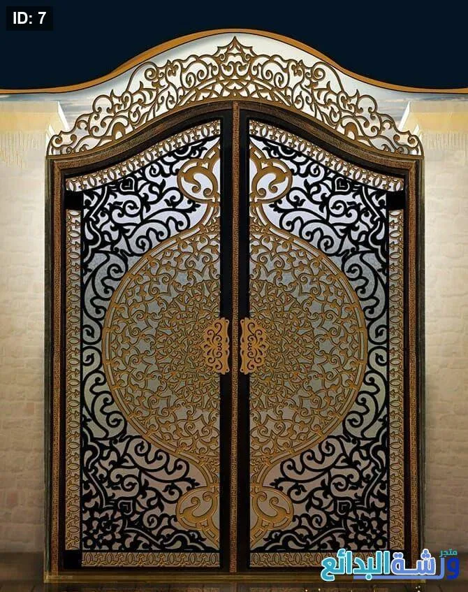 حداد أبواب منازل وفلل في حي العارض: أبواب حديد مودرن وكلاسيك