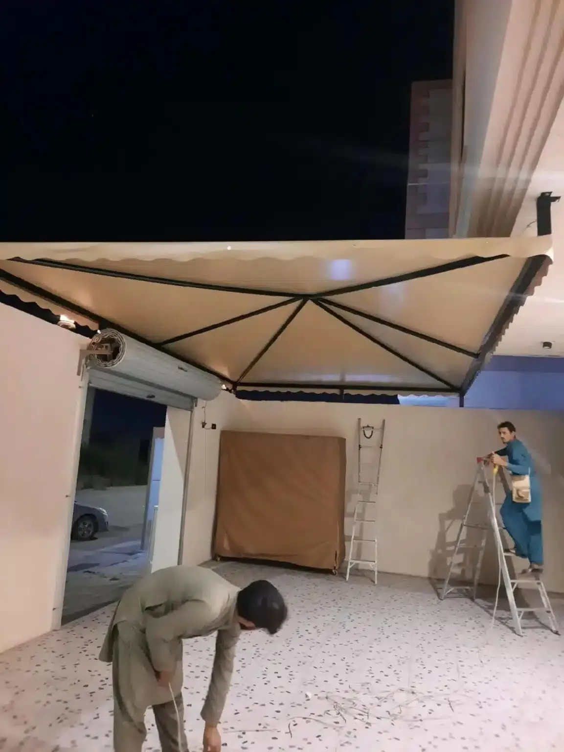 أفضل شركة مظلات وسواترفي حي الملقا/حداد مظلات بالرياض 