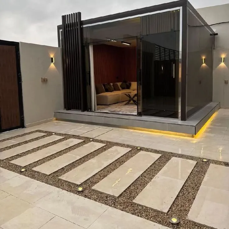 مجالس خارجية زجاجية فاخرةحي النرجس |تصميم وتركيب مجالس