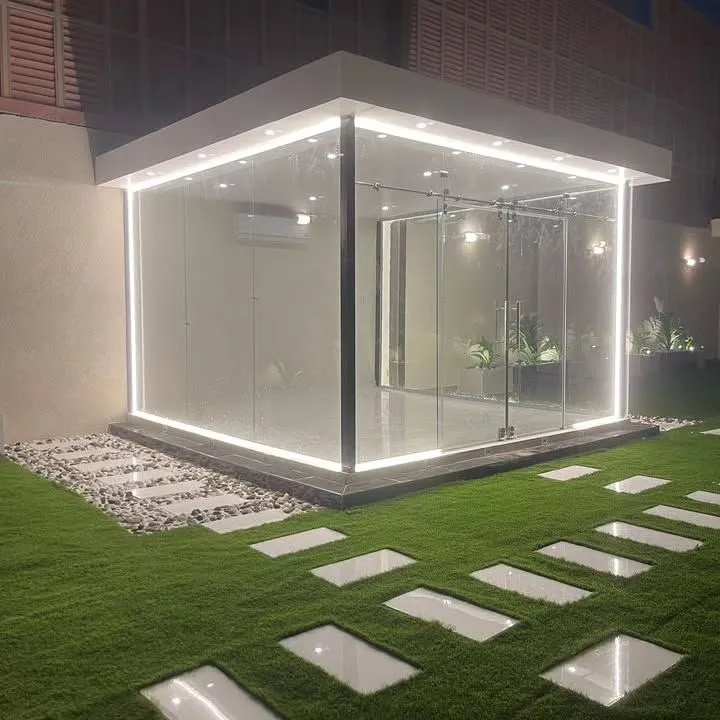 مجالس خارجية زجاجية فاخرةحي النرجس |تصميم وتركيب مجالس