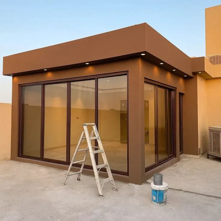 مجالس خارجية زجاجية فاخرةحي النرجس |تصميم وتركيب مجالس